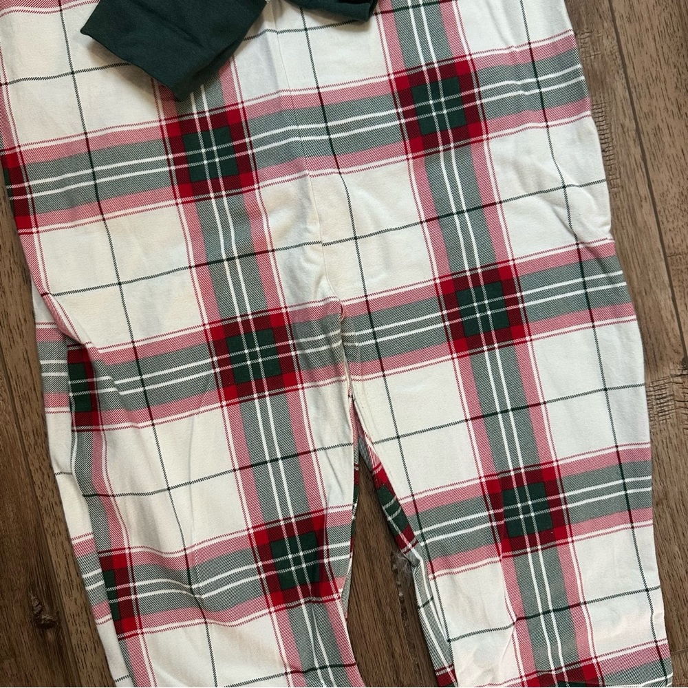 ADULT Hearth & Hand Magnolia Plaid One-Piece Pajama, Christmas,‎ Holidays, XS - Picture 7 of 16